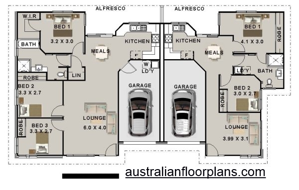 5 Bedroom Duplex House Plan:196DU