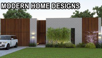 Small and Large Modern Homes Revit