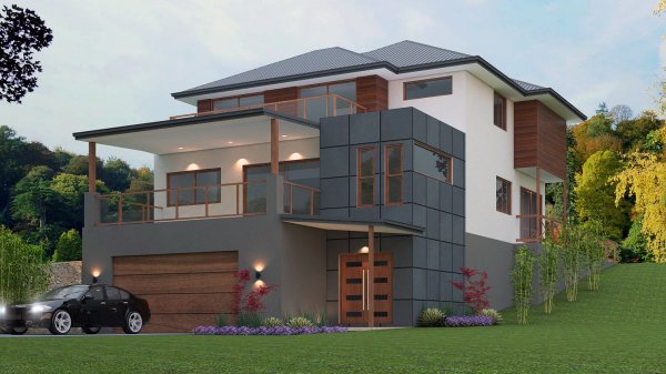 6 Bedroomhouse for sloping land